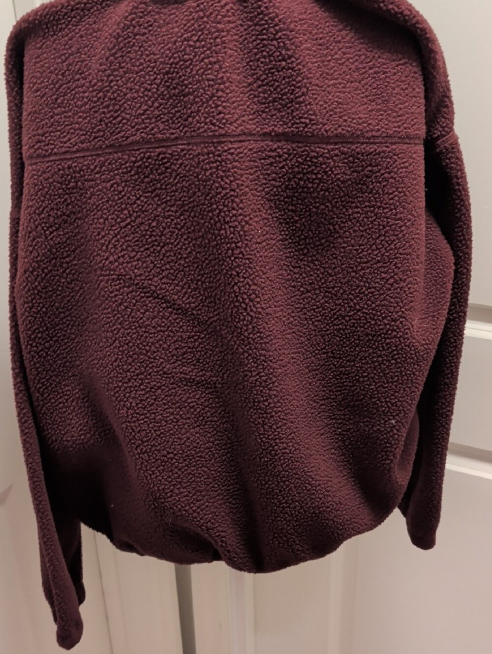 BASS Outdoors- Size Large  Women's Zip-Up Teddy Jacket in Burgundy - Picture 9 of 9